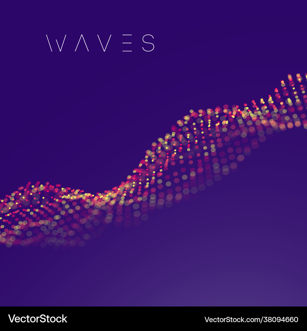 Pink purple wave background abstract Royalty Free Vector
