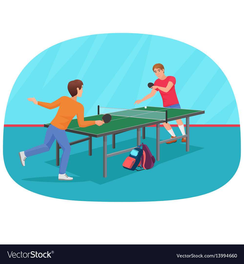 the-of-two-friends-playing-the-royalty-free-vector-image