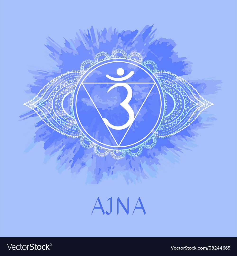 Chakra ajna Royalty Free Vector Image - VectorStock