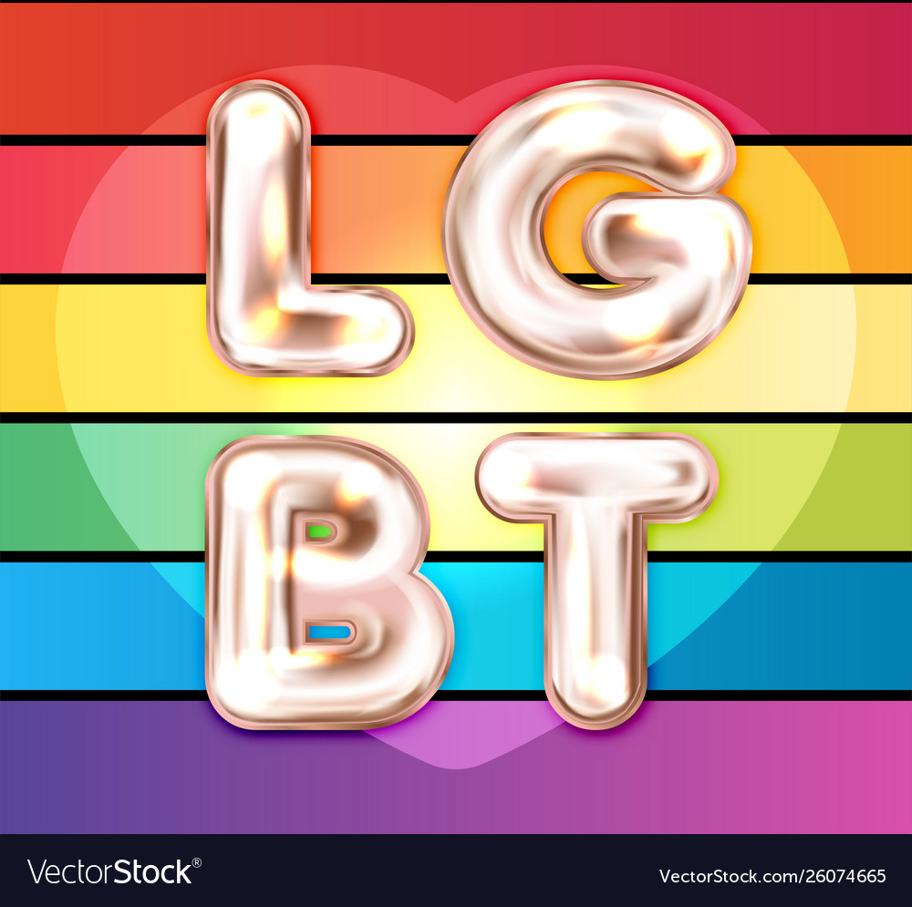 Lgbt Rainbow Banner Royalty Free Vector Image Vectorstock