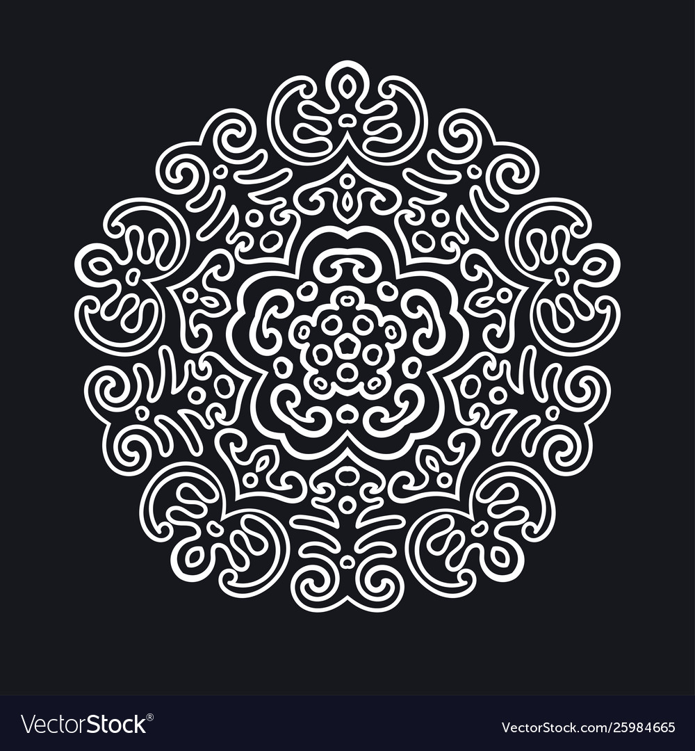 Mandala ornamental motifs