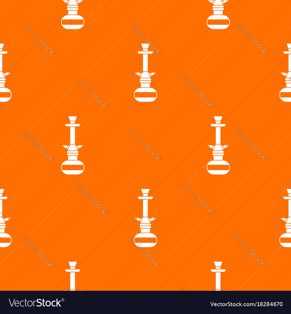 Arabic hookah pattern seamless Royalty Free Vector Image