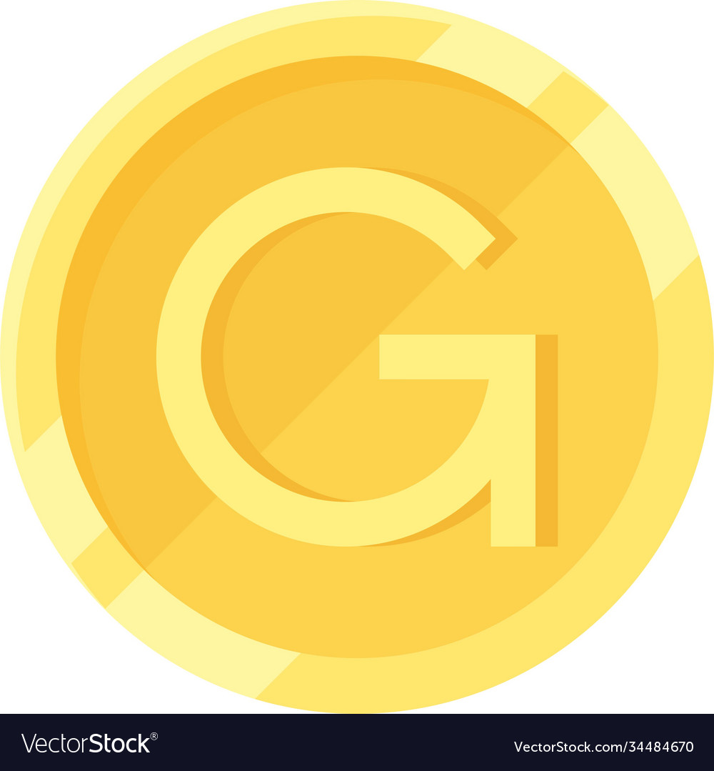 Haitian gourde coin icon currency haiti