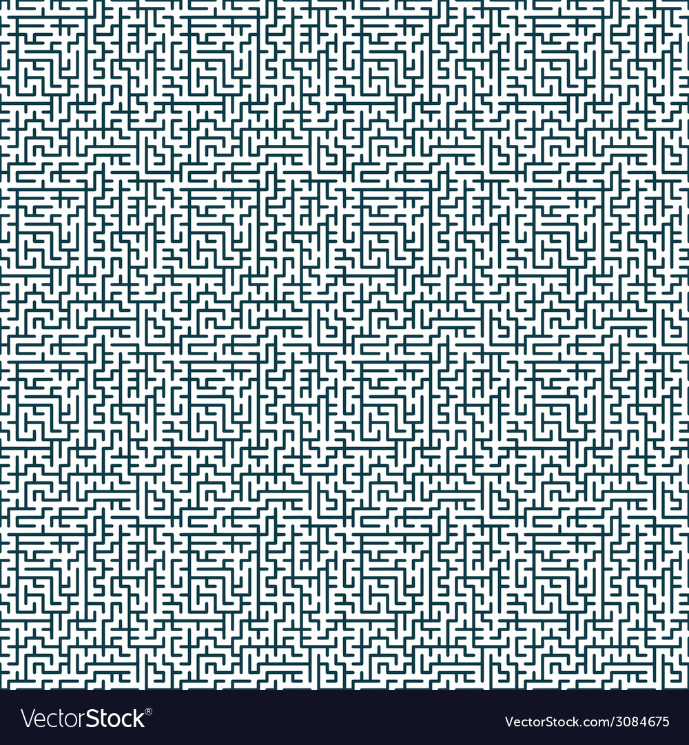 Seamless maze pattern