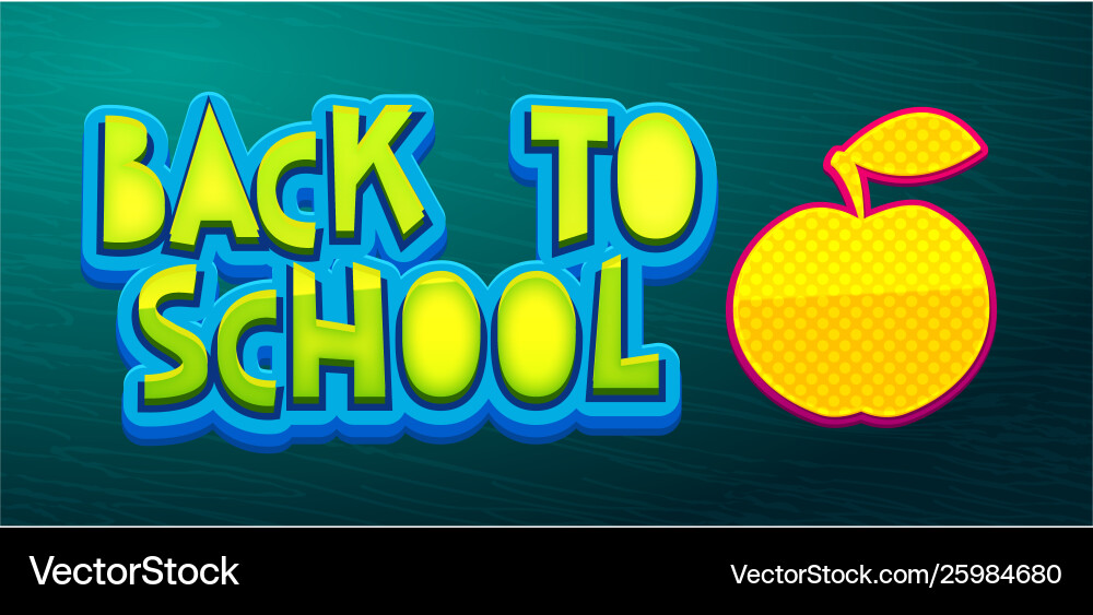 Back To School And Educational Sale Banner Vector Image