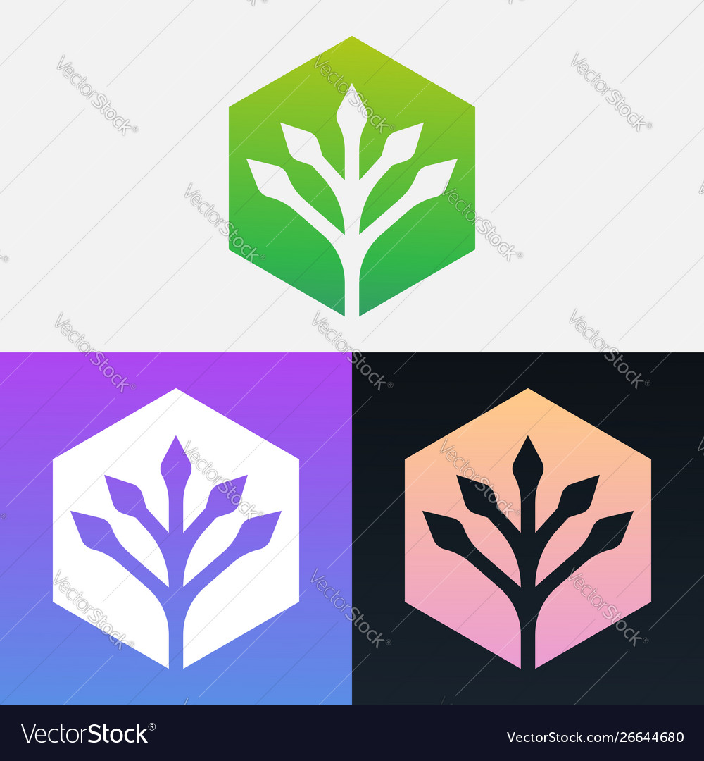 Moderne einfache Baum Design Clipart Symbol Logo