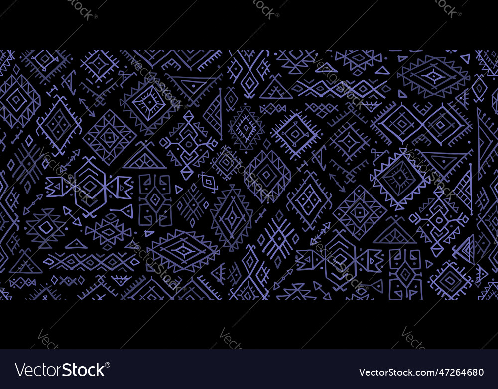 Tribal decorative background ethnic seamless