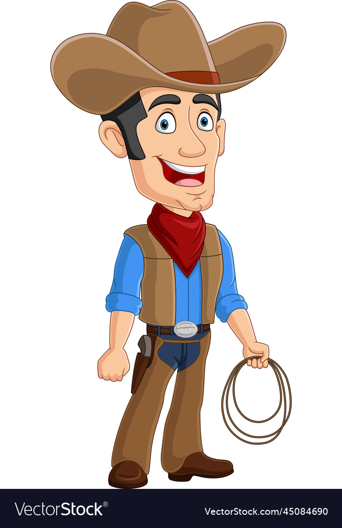 Cowboy cartoon hotsell
