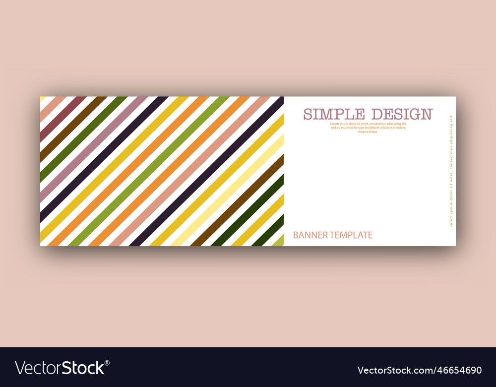 Colored parallel lines the idea for design vector image Colored parallel lines the idea for design