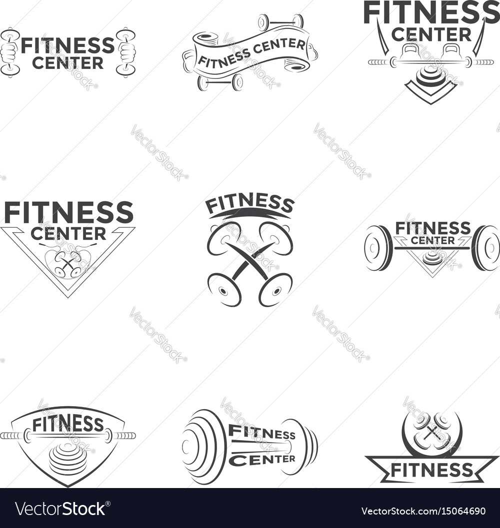 Fitness Embleme Logo Design