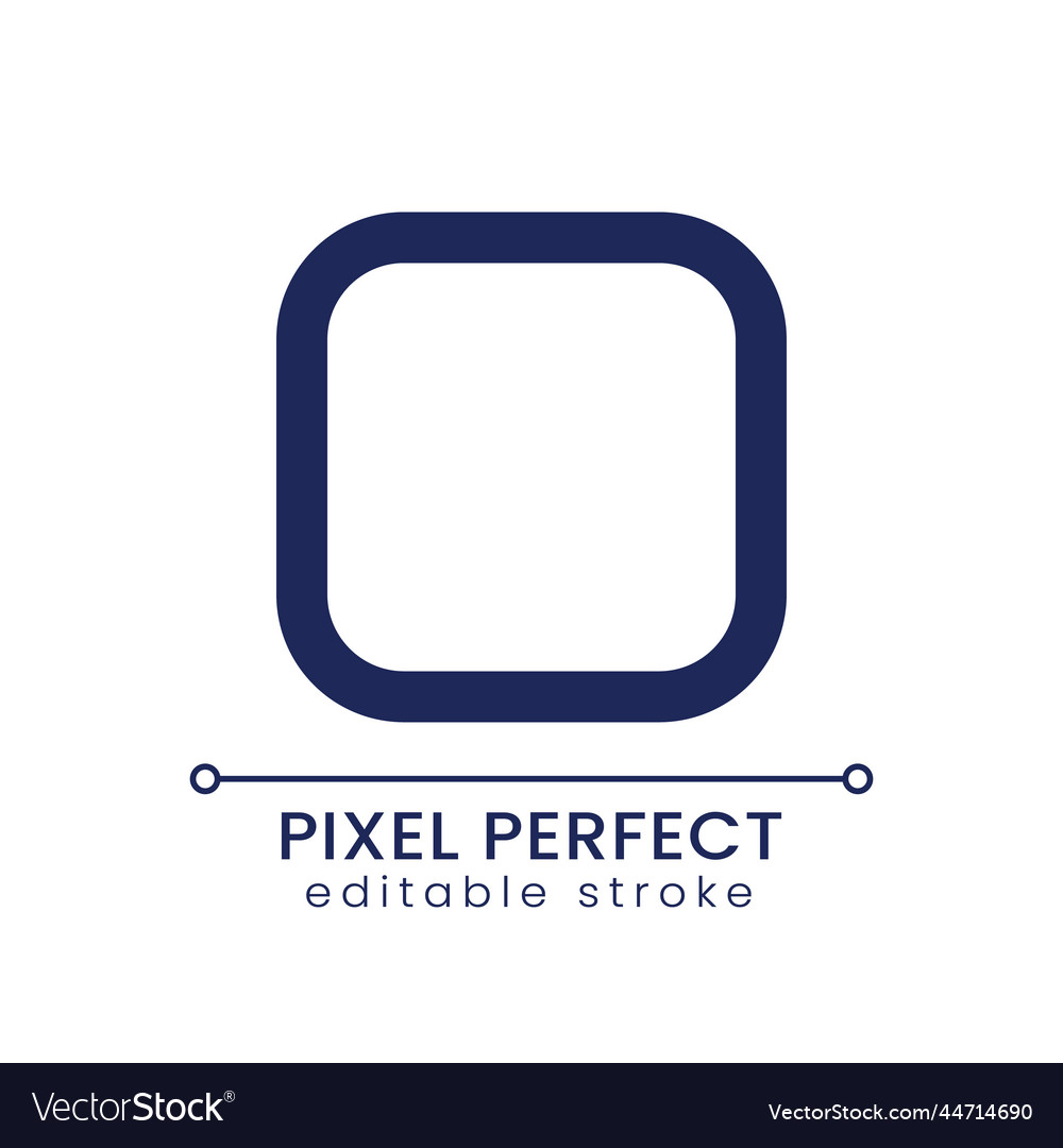 Full screen mode pixel perfect linear ui icon vector image Full screen mode pixel perfect linear ui icon