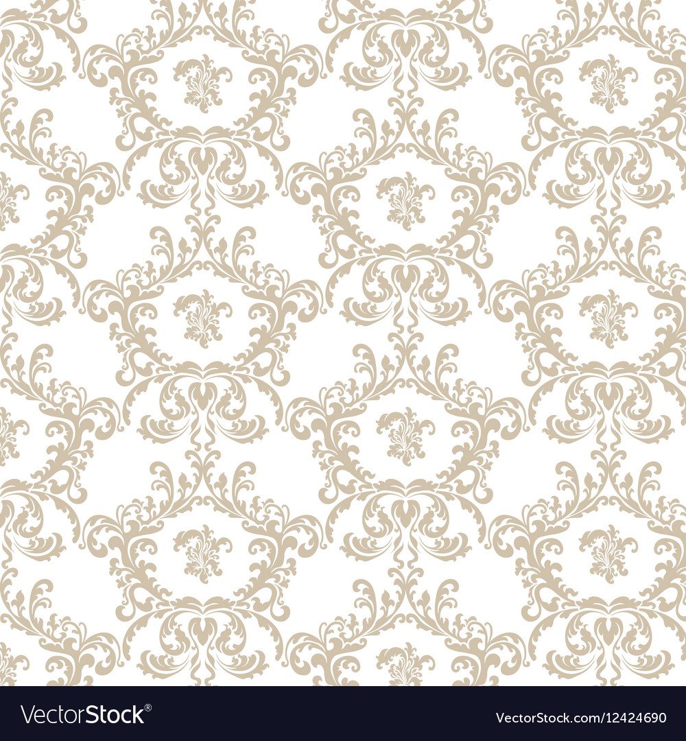 Golden vintage royal classic pattern