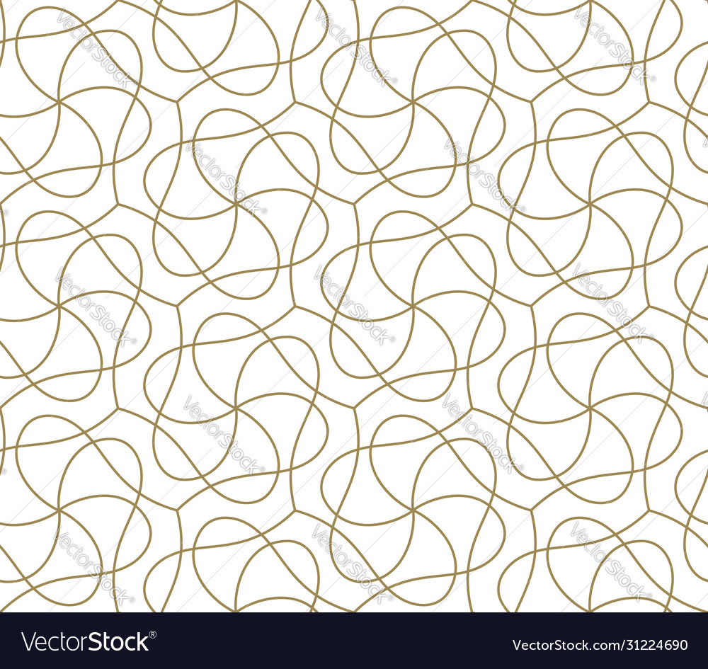 Seamless pattern with abstract geometric line vector image Seamless pattern with abstract geometric line