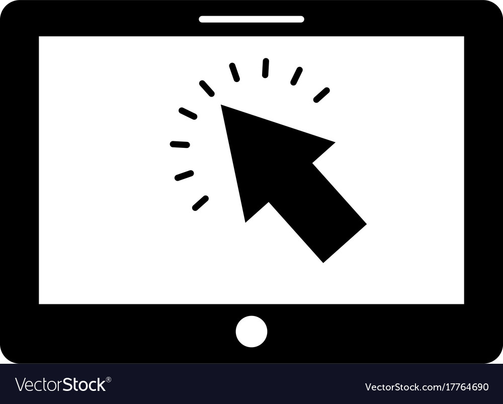 Tablet with cursor button digital technology