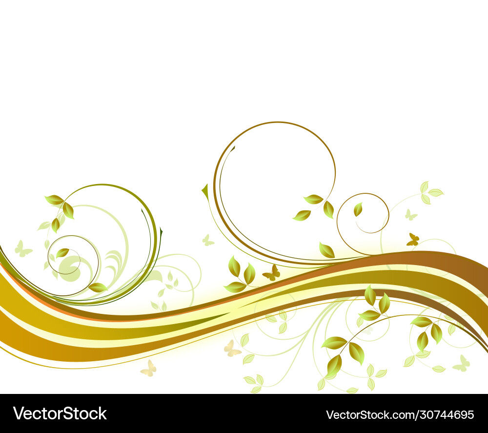 Abstract decor wave background Royalty Free Vector Image