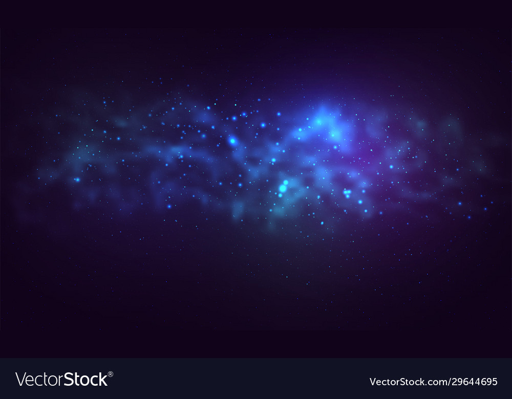 Cosmic colorful space vector image Cosmic colorful space