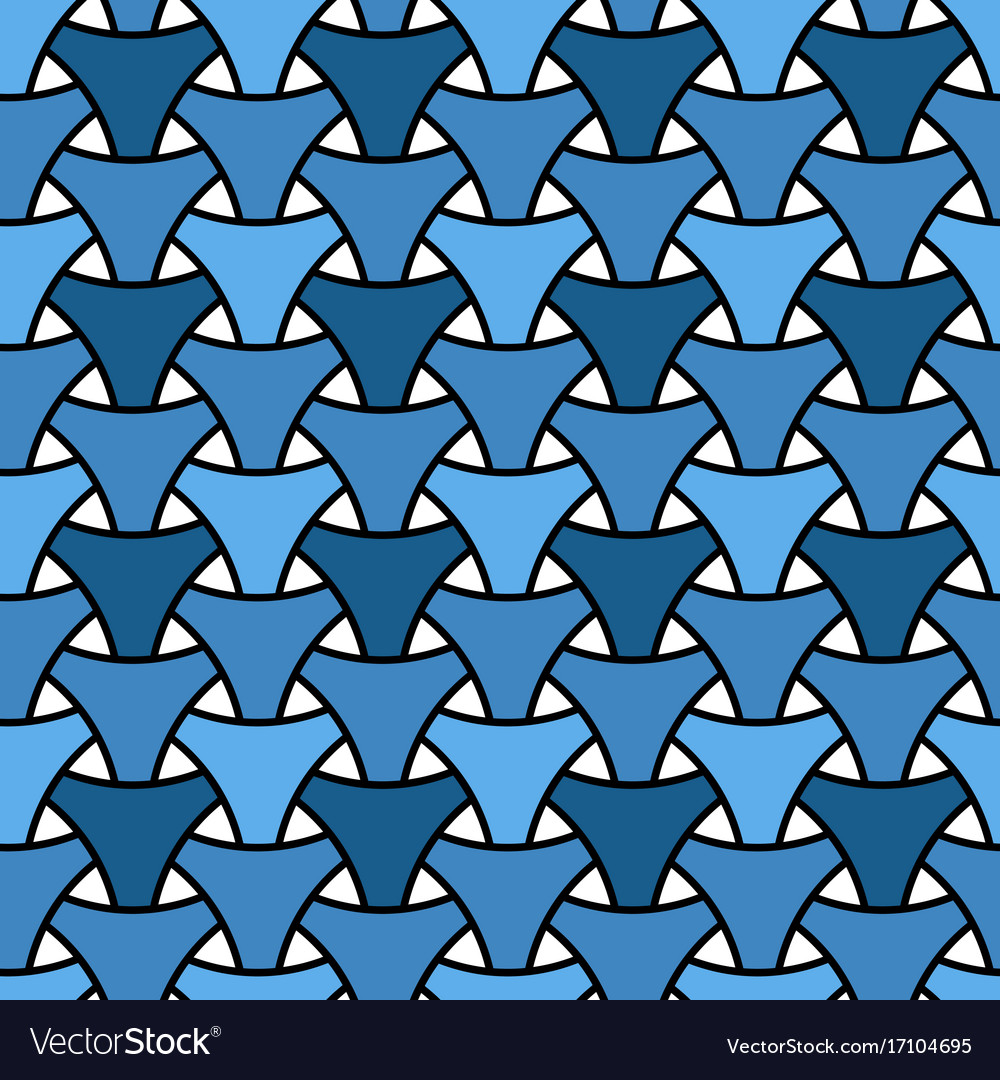 Seamless weaving triangle squama surface pattern