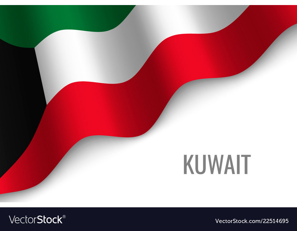 Waving flag with copyspace Royalty Free Vector Image