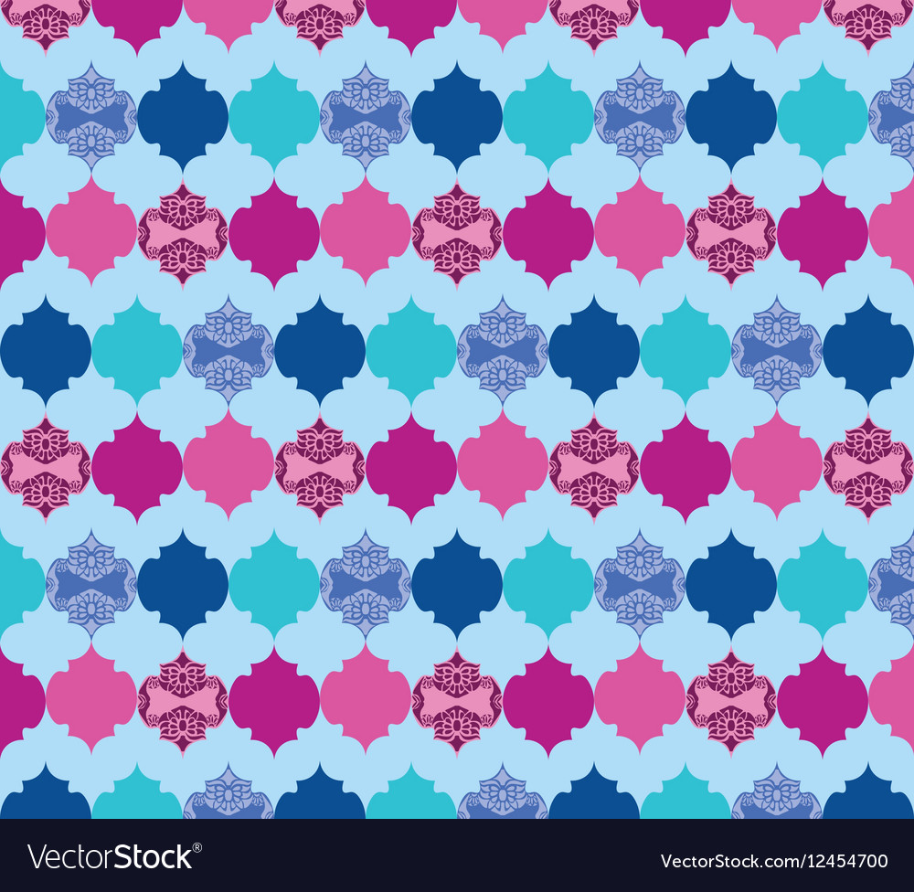 Abstract pattern with ornaments