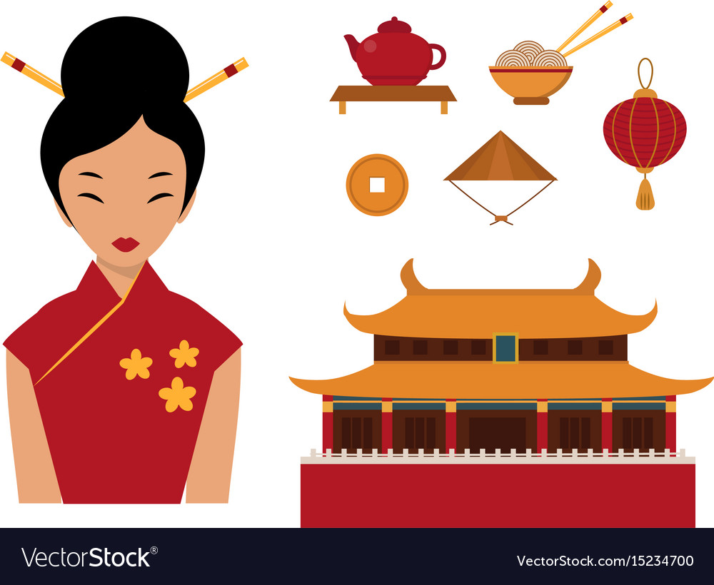 Chinese asian oriental decoration sightseeing