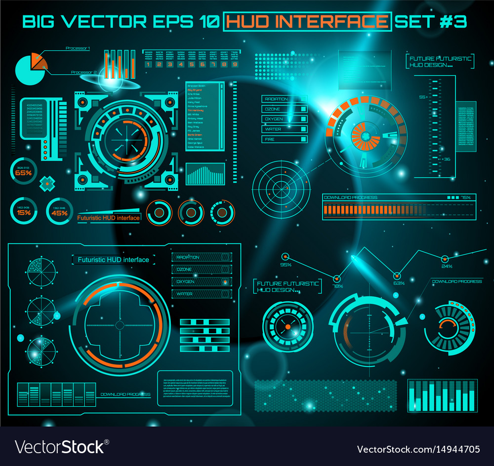 Abstract future concept futuristic blue Royalty Free Vector