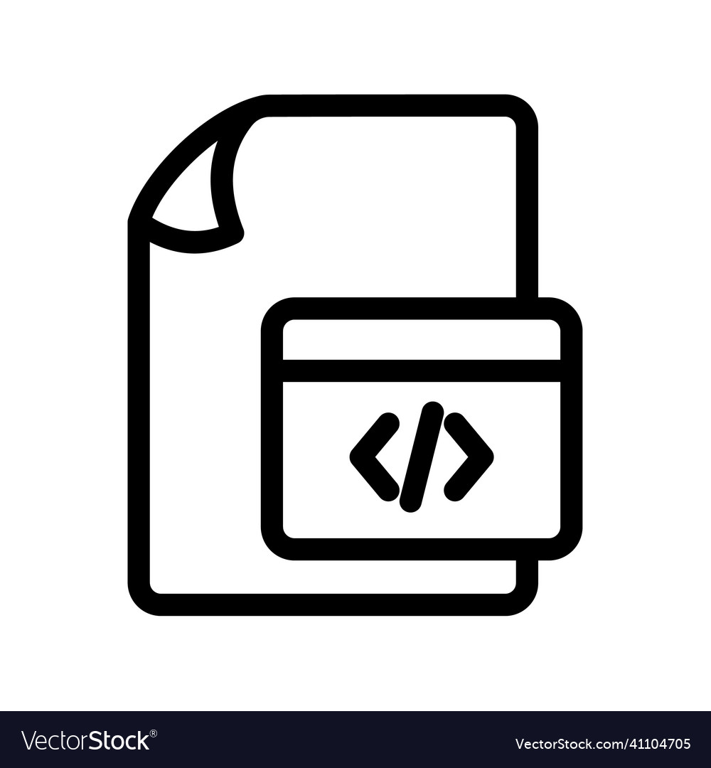 Code Dokument Datei Papier Seite Skript Quelle vector image Code Dokument Datei Papier Seite Skript Quelle