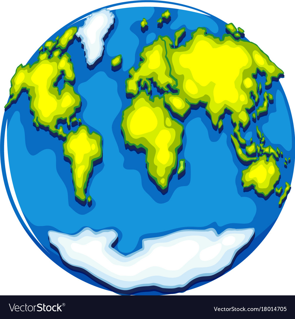 Worldmap on round format