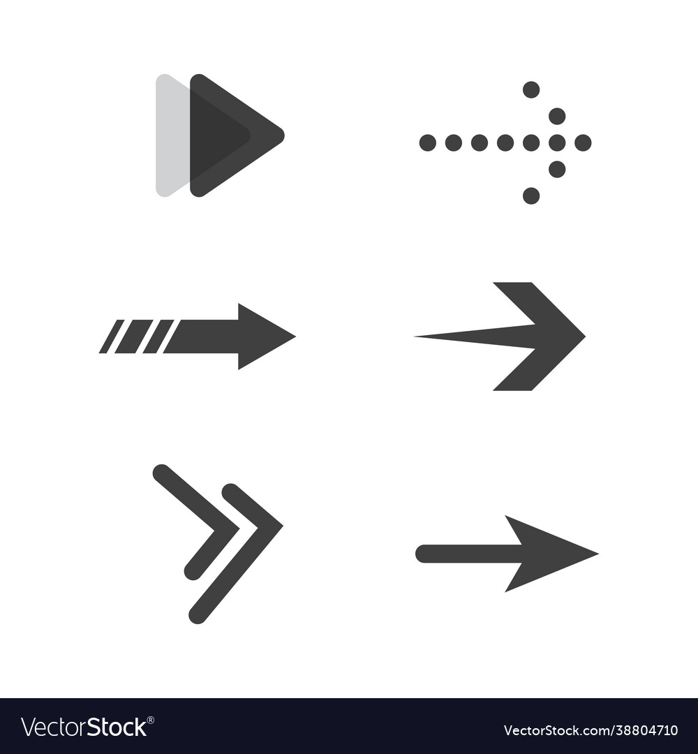 Arrow icon Royalty Free Vector Image - VectorStock