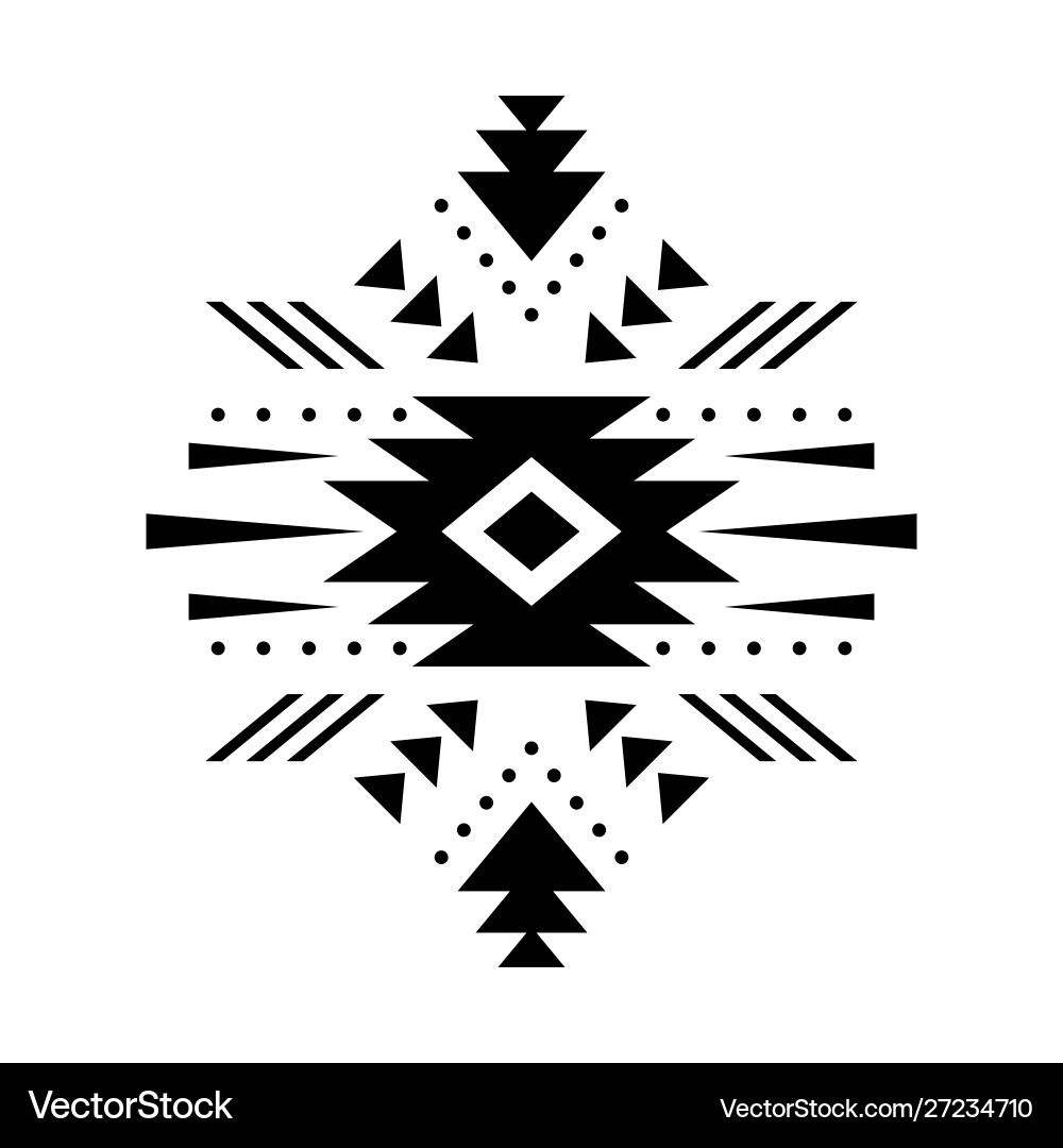 Aztec element Royalty Free Vector Image - VectorStock