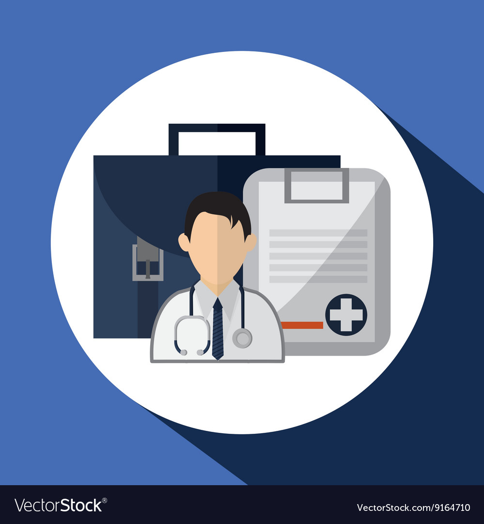 Medical care design health icon flat