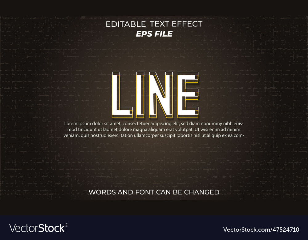 Text effect