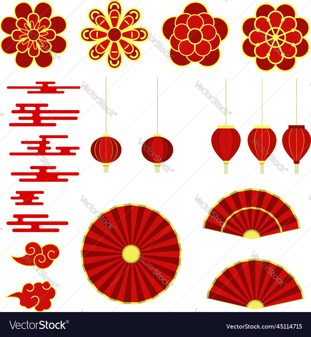 chinese new year vector pattern