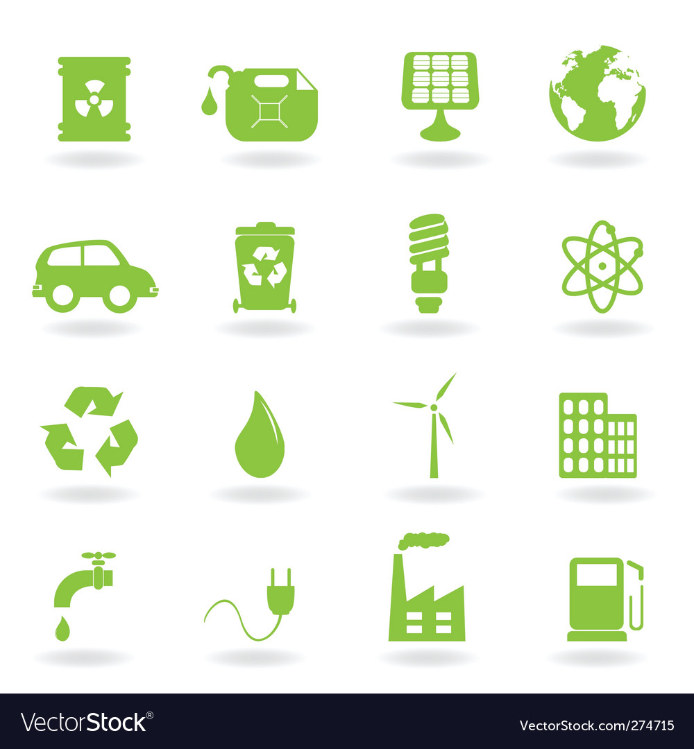 Ecofriendly icons