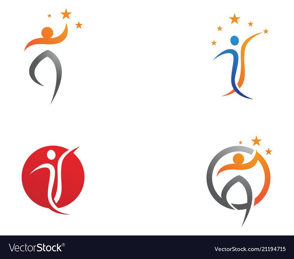 Health logo template icons app