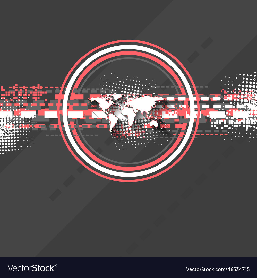 Minimal tech background vector image Minimal tech background