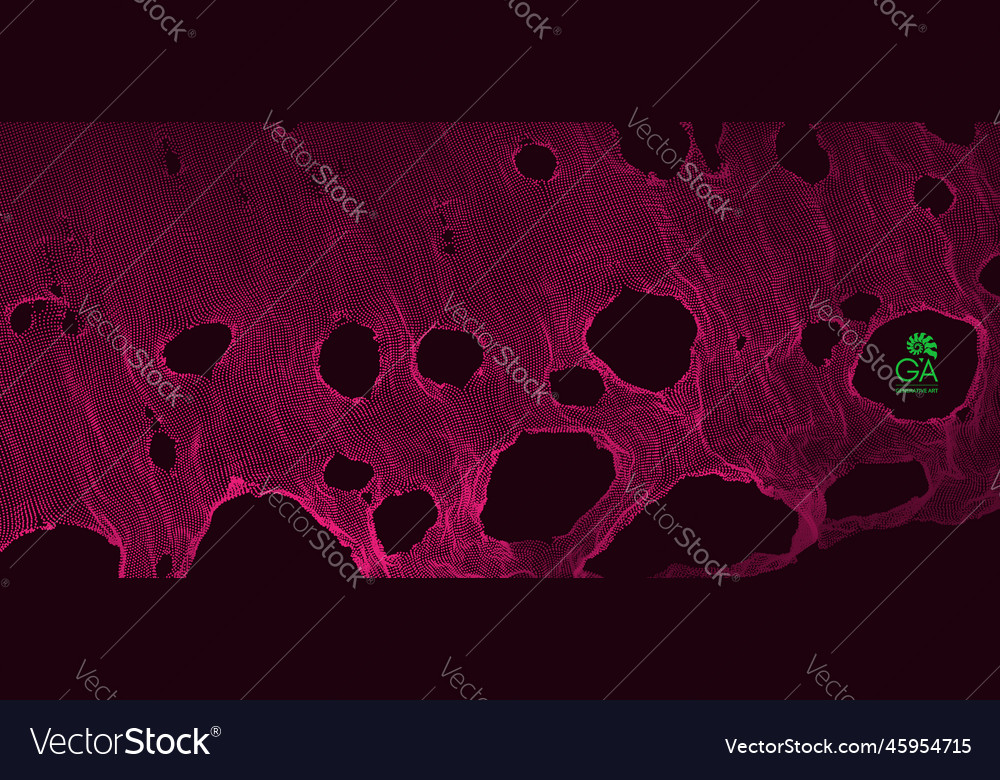 This spiderweb has been broken abstract grid vector image This spiderweb has been broken abstract grid