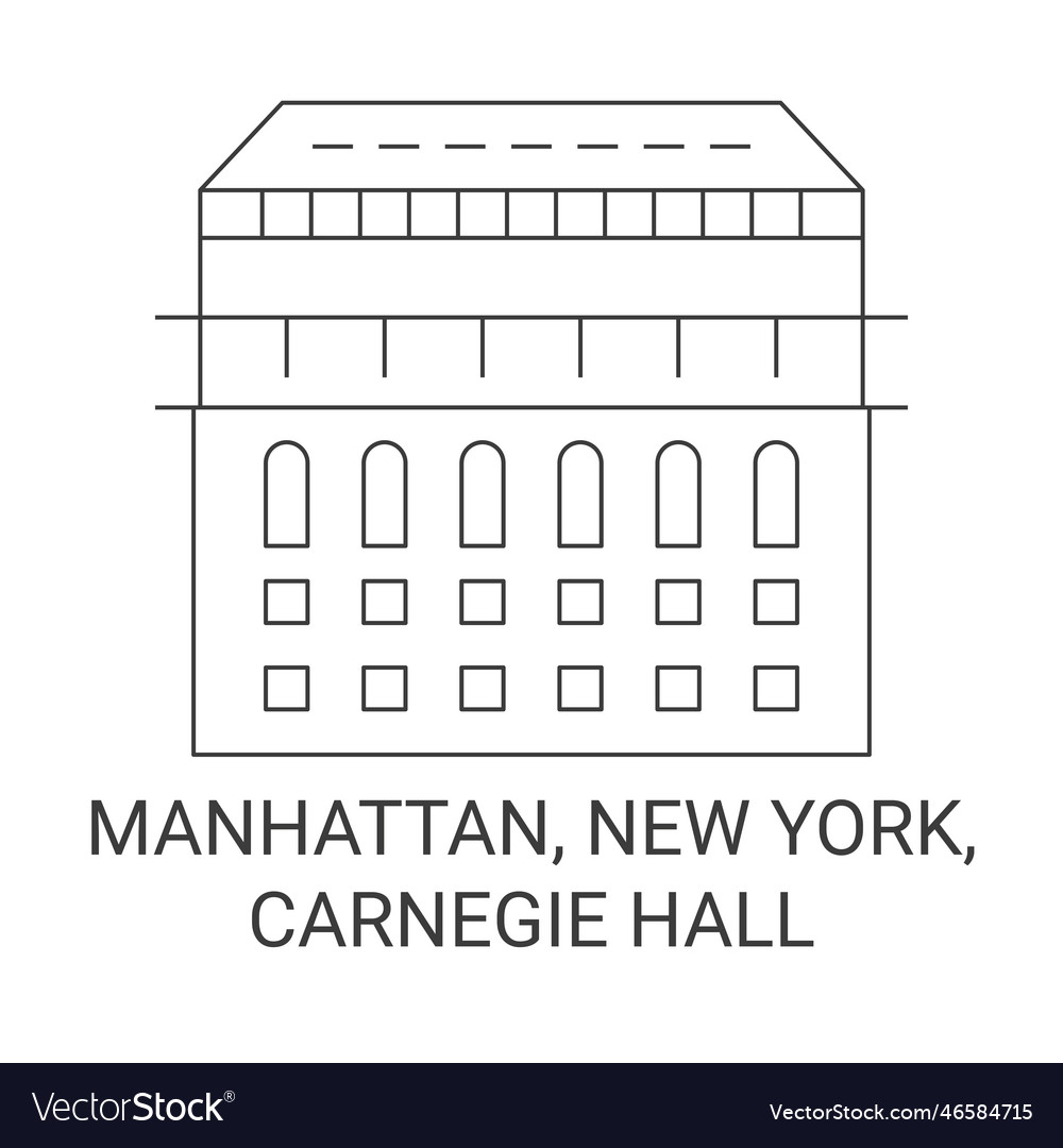 United states manhattan new york carnegie hall