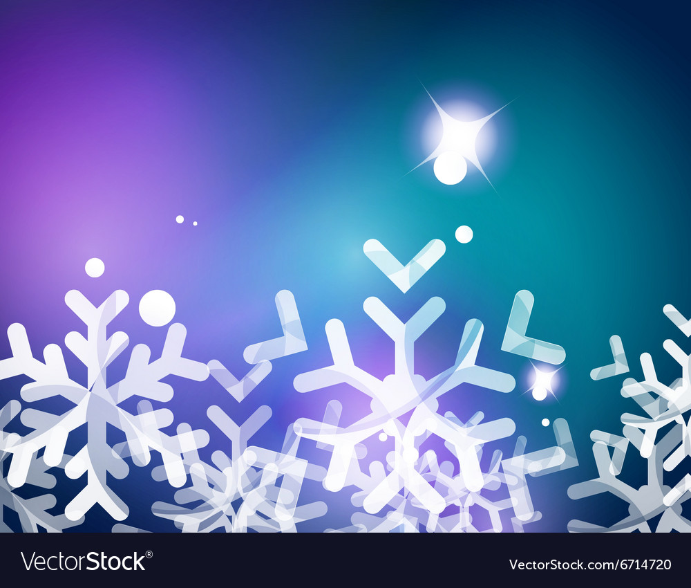 Christmas blue abstract background with white