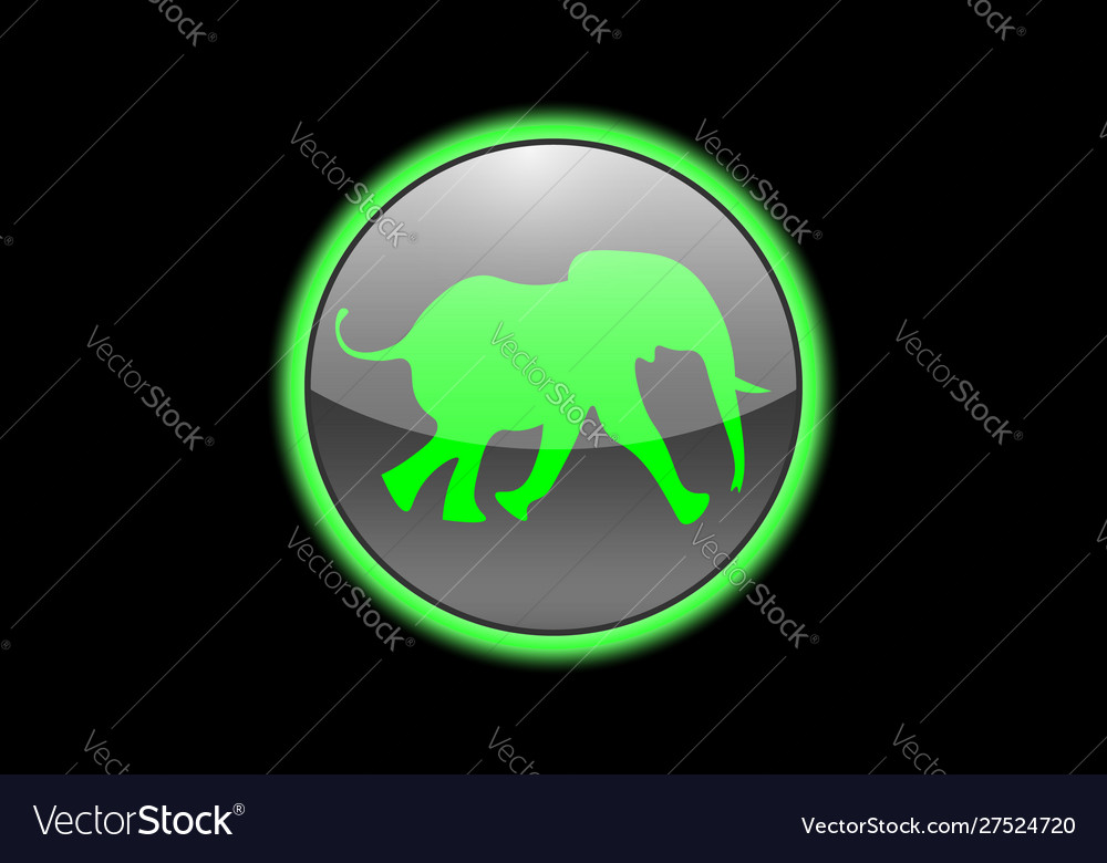 Elephant icon design