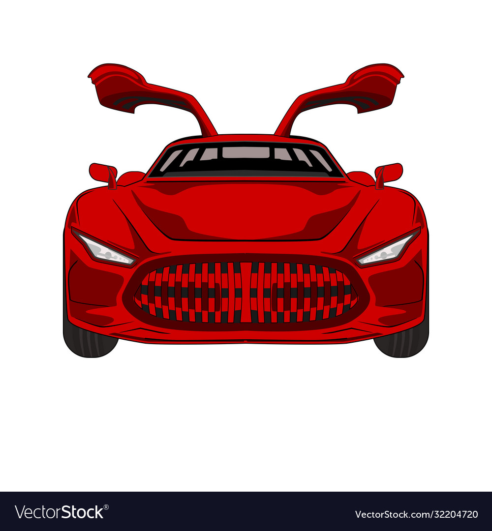 Flat design car