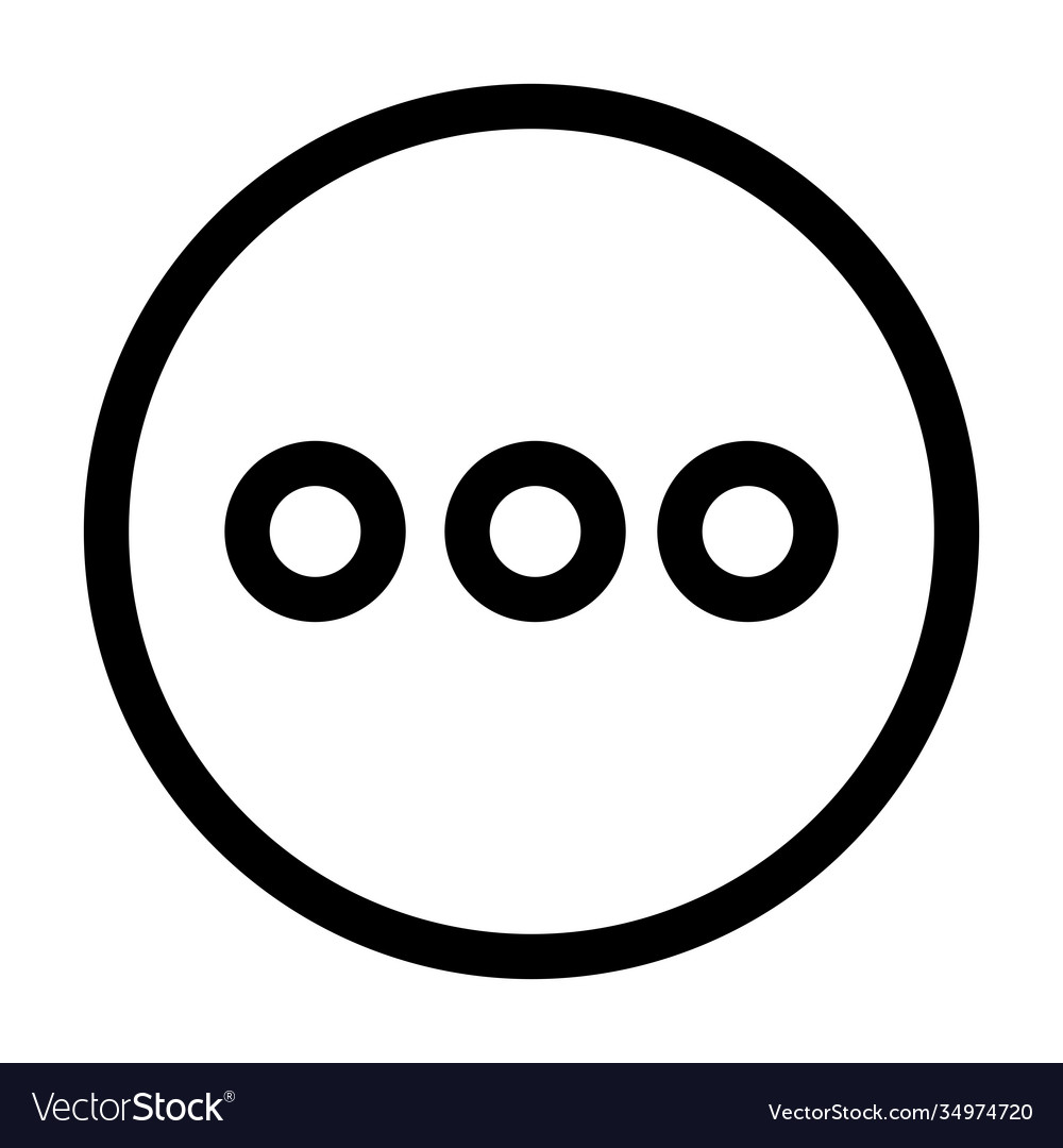 Menu options interface line style icon