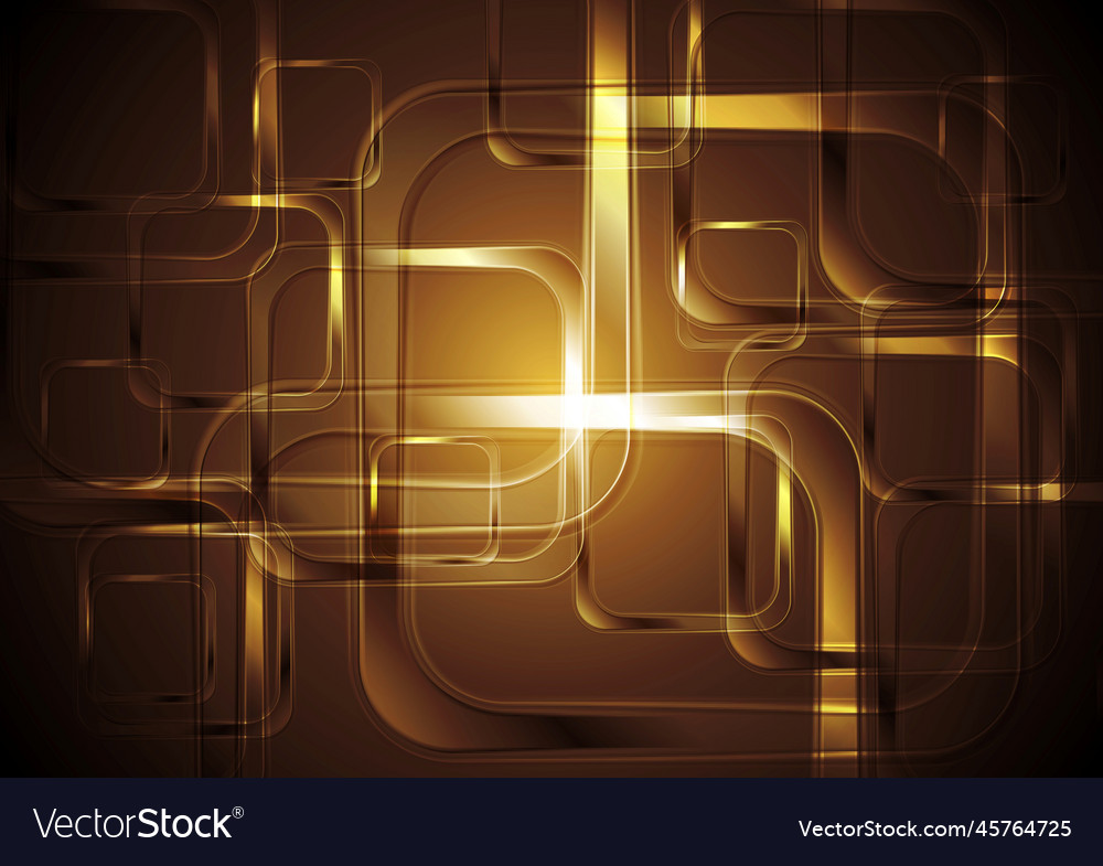 Bright squares abstract tech background Royalty Free Vector