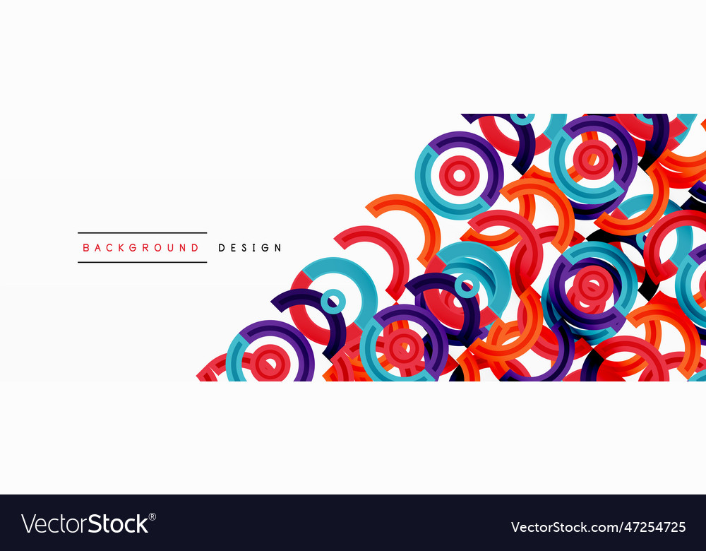 Circles are arranged in a grid pattern abstract vector image Circles are arranged in a grid pattern abstract