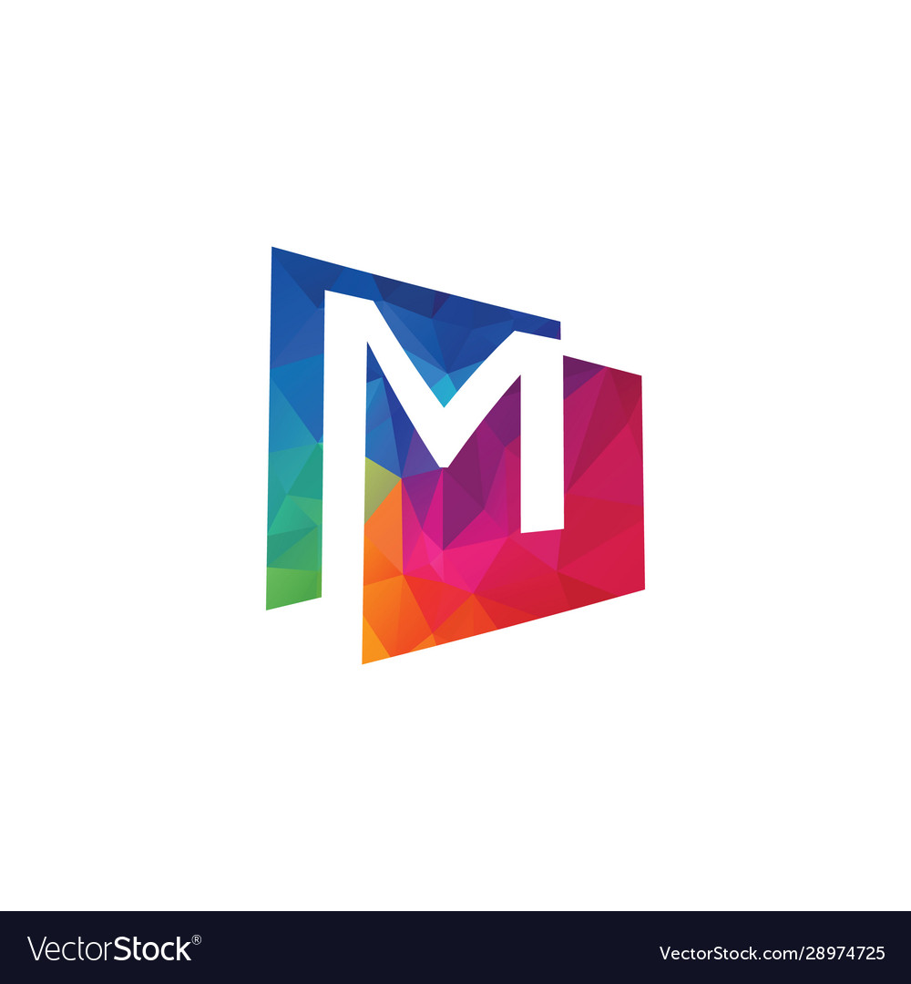 Creative letter m logo design