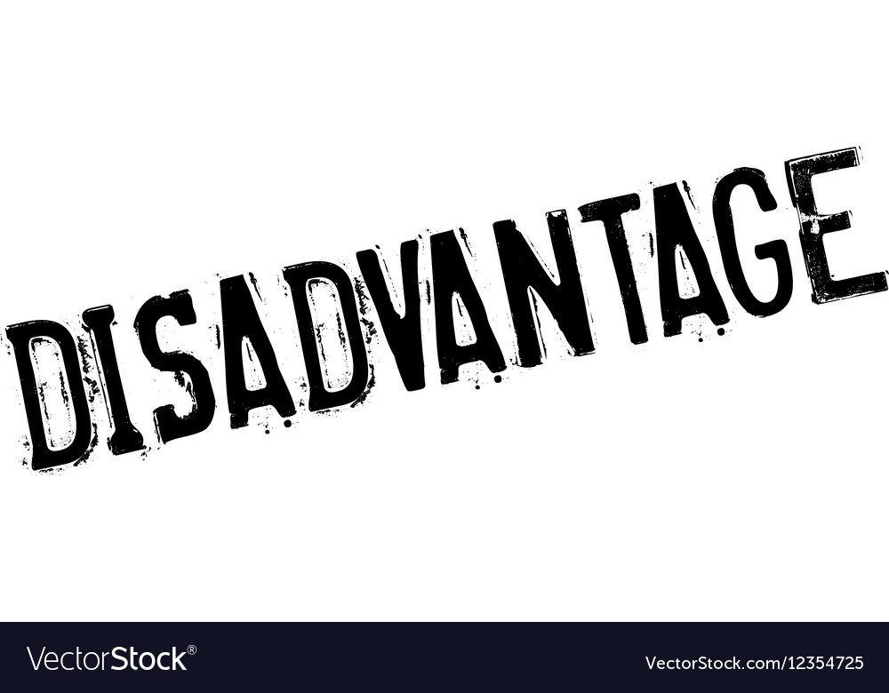 Download Disadvantage rubber stamp Royalty Free Vector Image