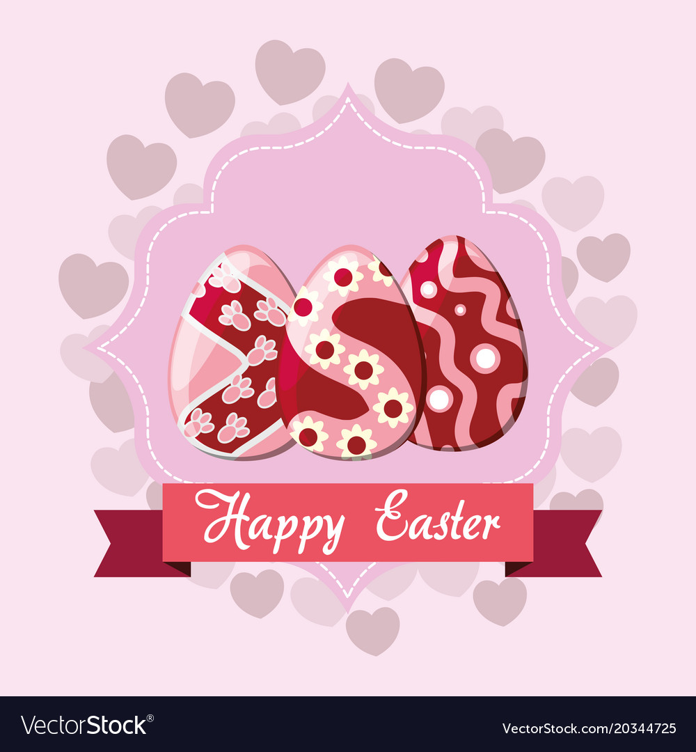 Happy easter design