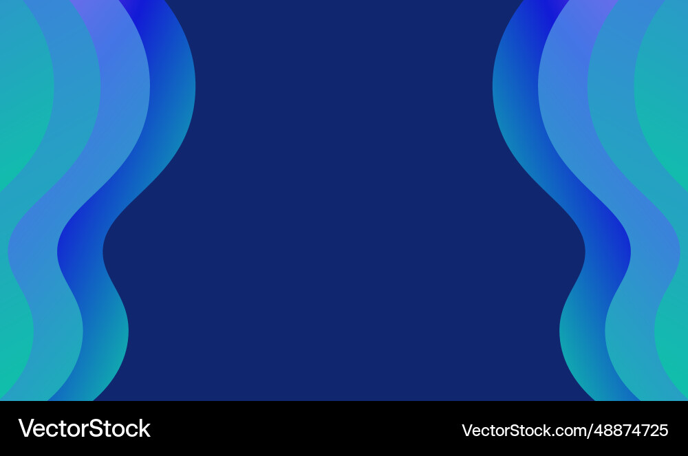 Liquid wave gradient design background abstract Vector Image