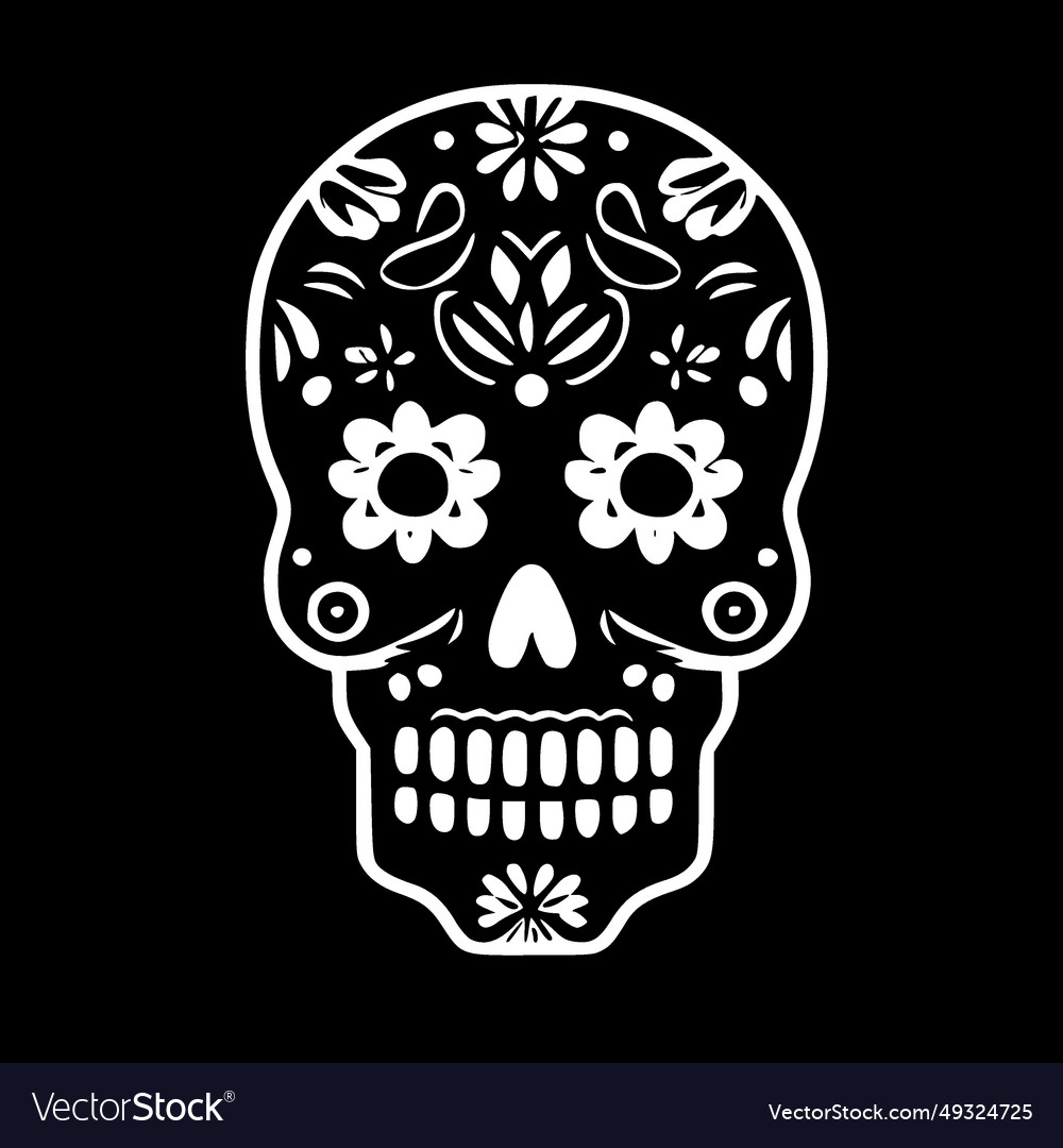 Sugar skull - high quality logo ideal