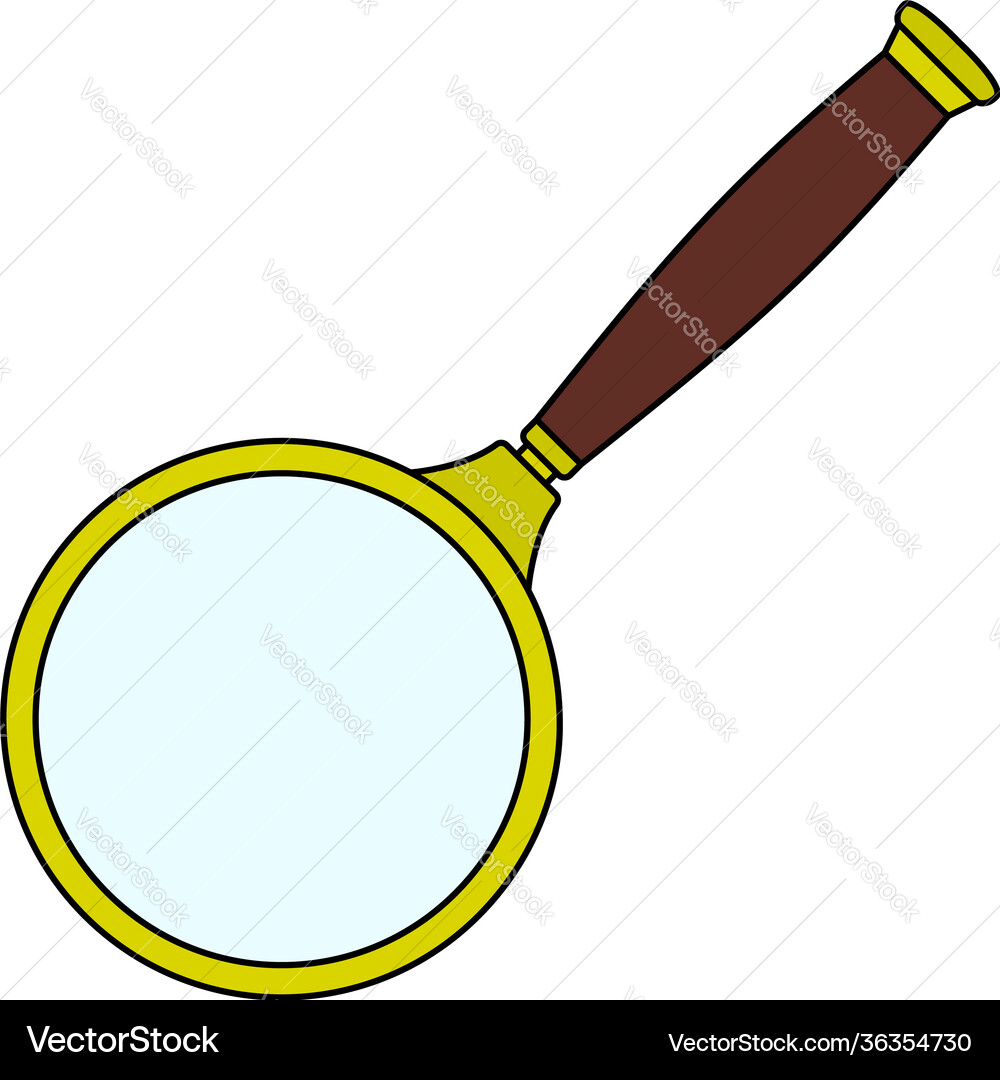Magnifier icon Royalty Free Vector Image - VectorStock