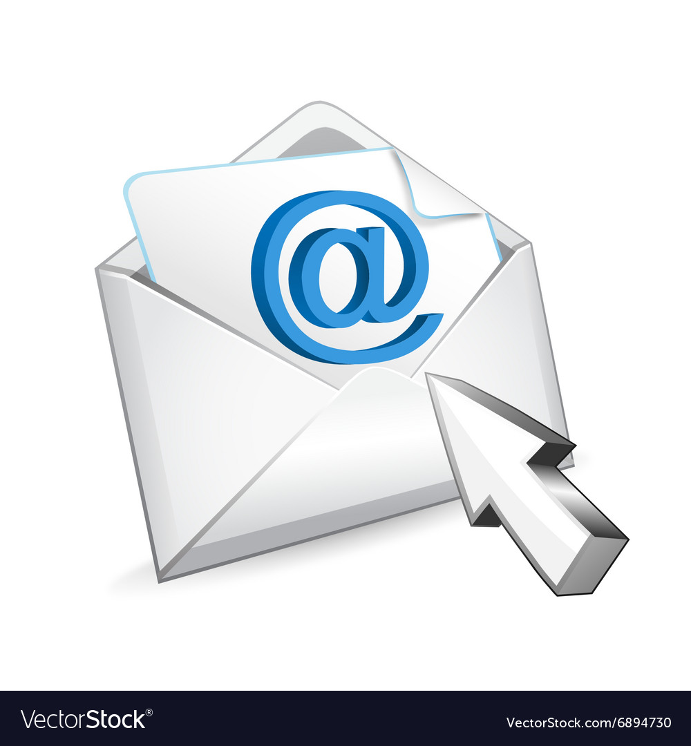 Mail with mouse cursor